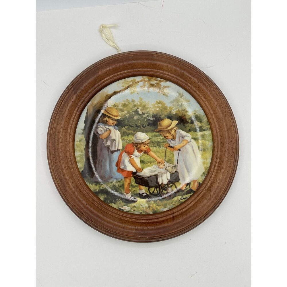 Collector Plate Office Hours Friends I Remember Knowles Framed Woo